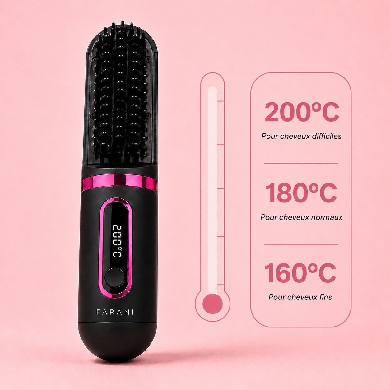 Farani — La Brosse Magique pour un Brushing Express